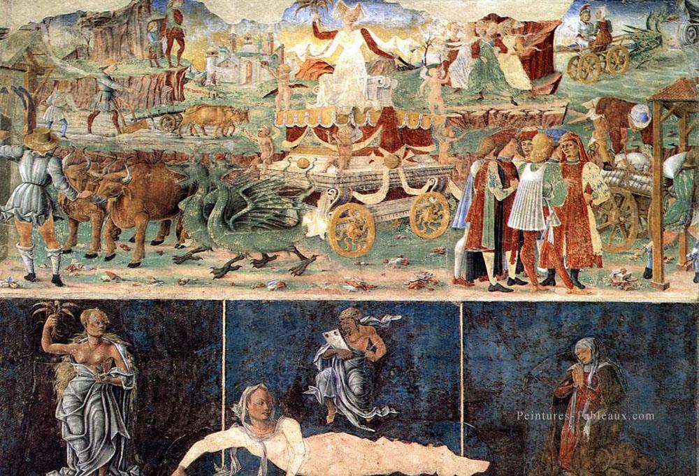 Allégorie du triomphe d’août de Ceres Cosme Tura Peintures à l'huile